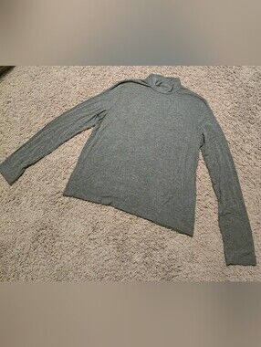 Jackson Rowe Heather Grey Mockneck Long-sleeve Tee